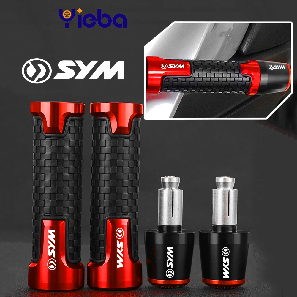 

Motorcycle CNC 7/8" 22MM Handlebar Grips FOR SYM CRUISYM 300 CRUISYM300 2017 2018 2019 2022 2021 2020 Handle Bar Cap End Plugs