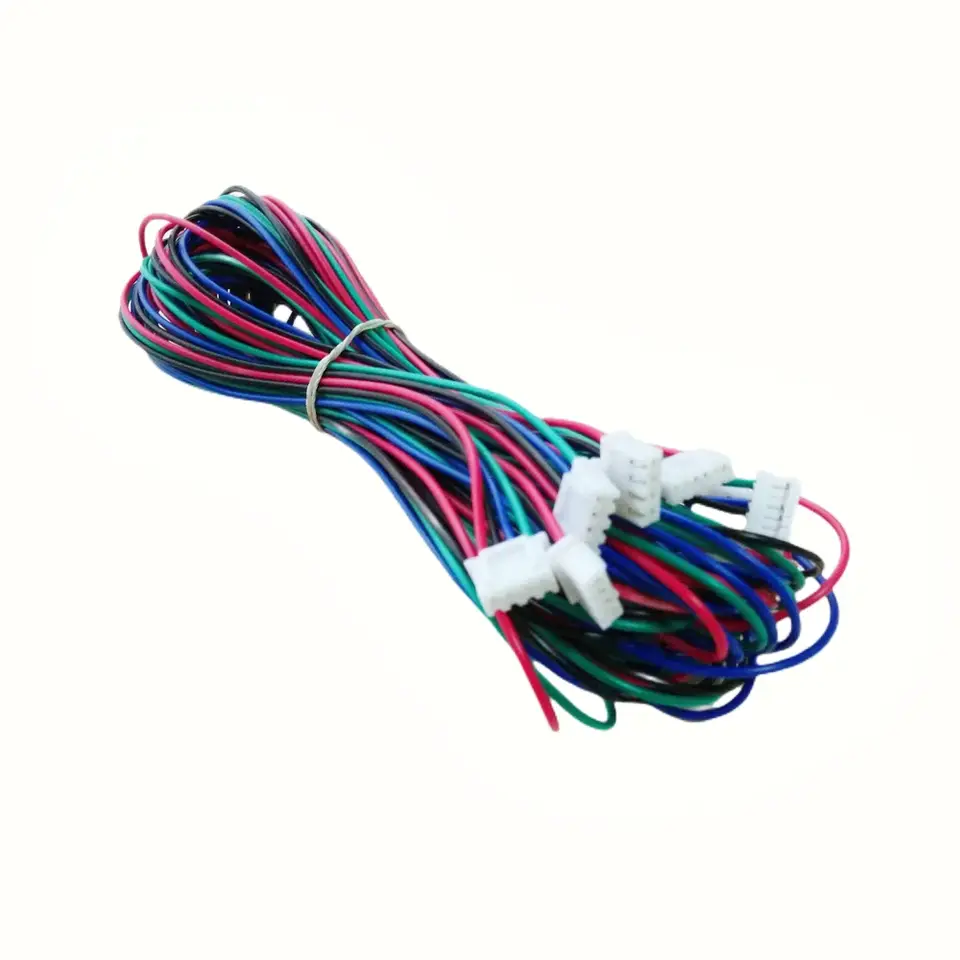 nema 17 stepper motor cable 4pin to 6pin wiring assembly extension cord 42 motor wire XH2.54 connector 100cm image 4