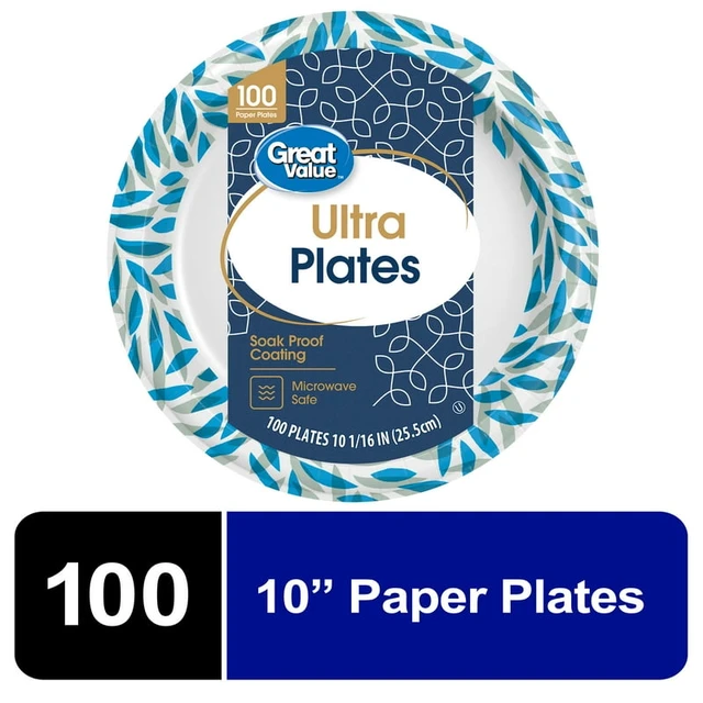 Paper Plates, White, 10 Tissue paper wrapping sheets Papel coreano