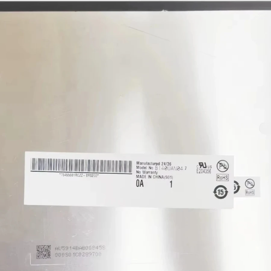 B140UAN04.7 14.0 인치 1920x1200 LED LCD 화면 노트북 FHD EDP 매트 디스플레이 교체