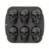 Skull Mold 3D Silicone Mold Candy Mold Chocolate Mold Ice Cube Tray  for DIY Cake Decorating Tool Baking Tools Accessories 3