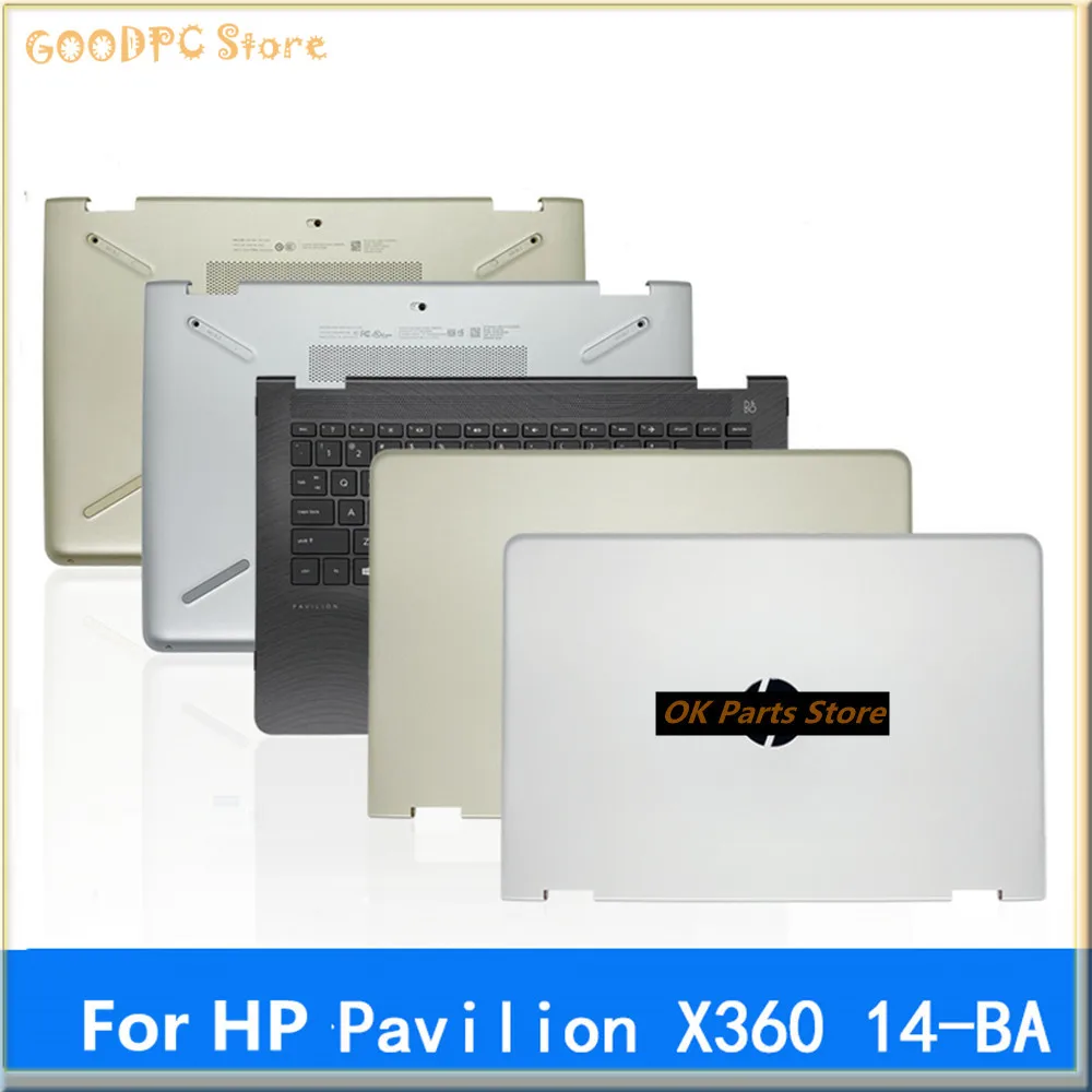Чехол для ноутбука HP Pavilion X360 14-BA A Shell C D Silver Keyboard |