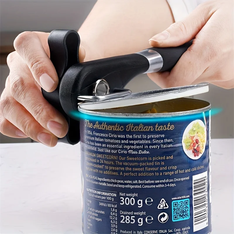 Safe Cut Can Opener Manual Stainless Steel Smooth Edge Can Opener for Home  Chefs Restauraunts Side Cute Can Opener Kitchen Tools - AliExpress