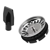 Kitchen Sink Strainer Garbage Disposer Strainer Pull Water Plug Rust Resistant Food Waste Disposer Filter Grinder Shredder Parts 1