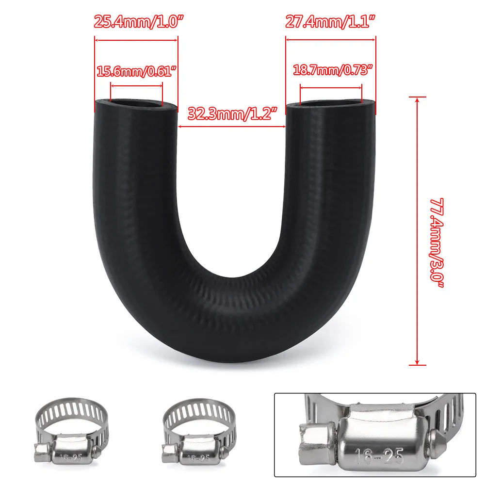 Heater Core Bypass Hose Coolant Crossover For 98-up GM Chevy Pontiac GEN 3 4 5 LSX LS1 LS2 LS3 LS6 LS7 LM7 LT1 LT4 LQ4 LQ9 heater core bypass hose