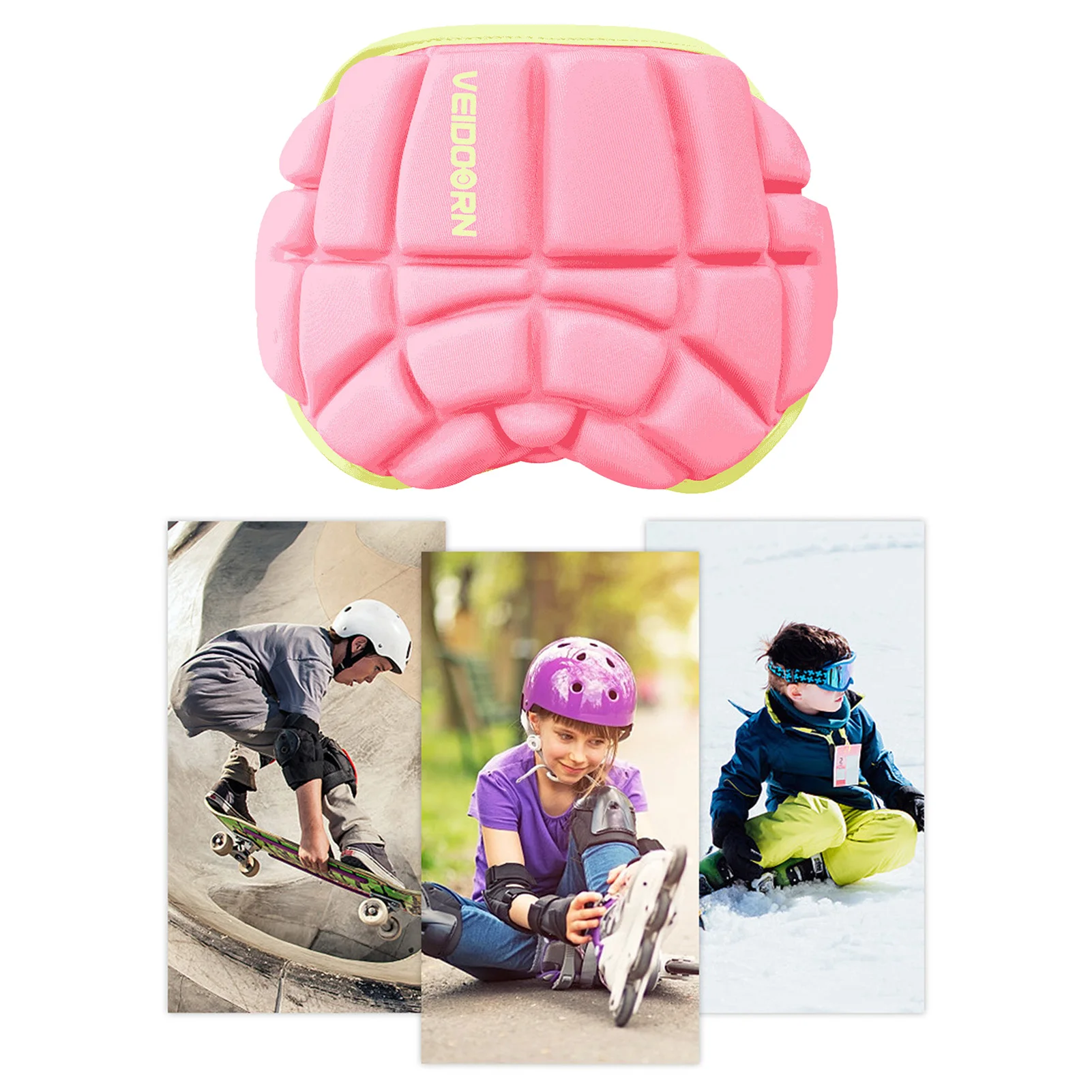 Sports Ski Skate Snowboard Protection Kid Protective Hip Pad Soft Padded Hip Shorts For Skiing Skating Skiing Protector Skating