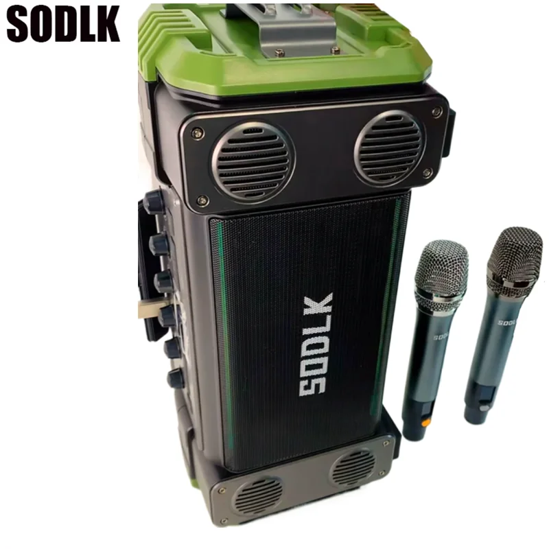 

SODLK 320W Super Power Subwoofer Sound Box TWS Party Karaoke Machine Wireless Column Outdoor Record Monitor BlueTooth Speakers