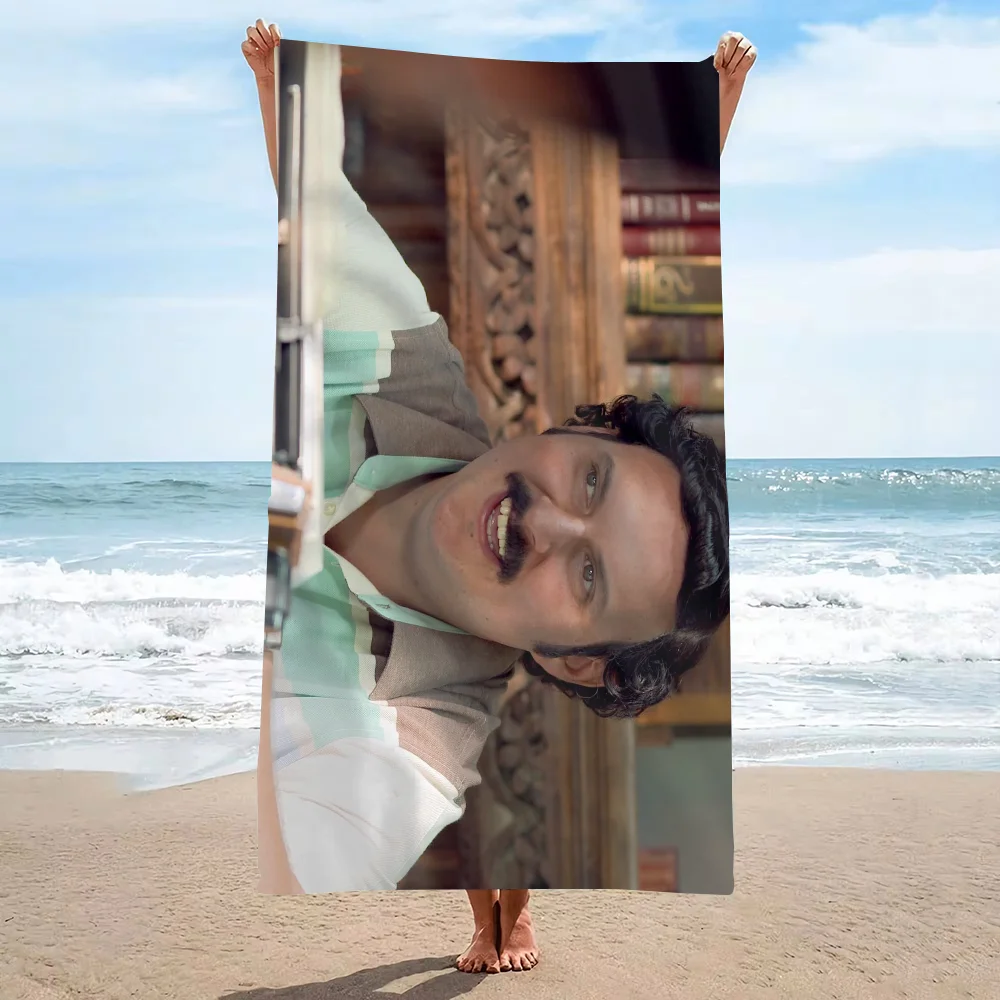 P-Pablo Escobar Narcos Towel  Microfiber beach towels absorb water, dry quickly, and are easy and comfortable for yoga swimming 6