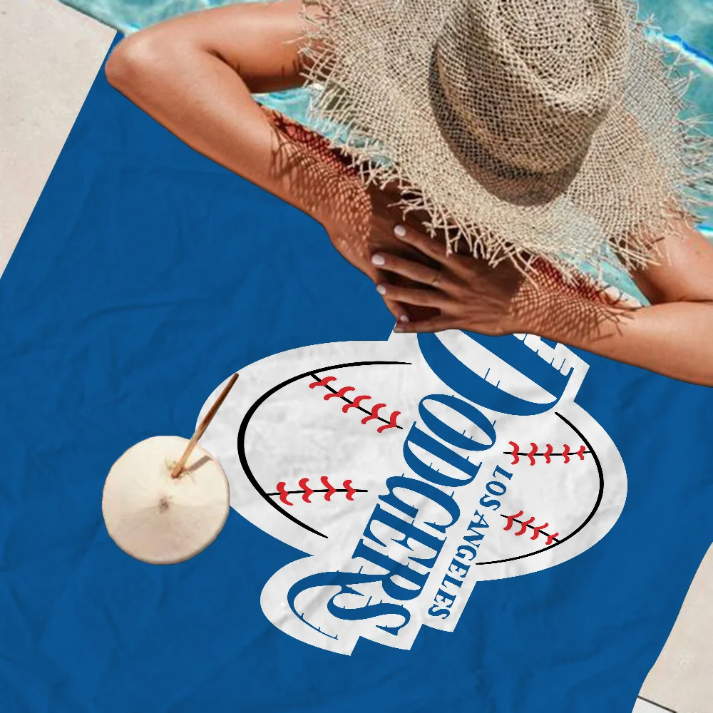 Dodgers Microfiber Beach Towel Absorbent Quick dry Soft Yoga Swimming Resort Mountain Climbing Towel 4