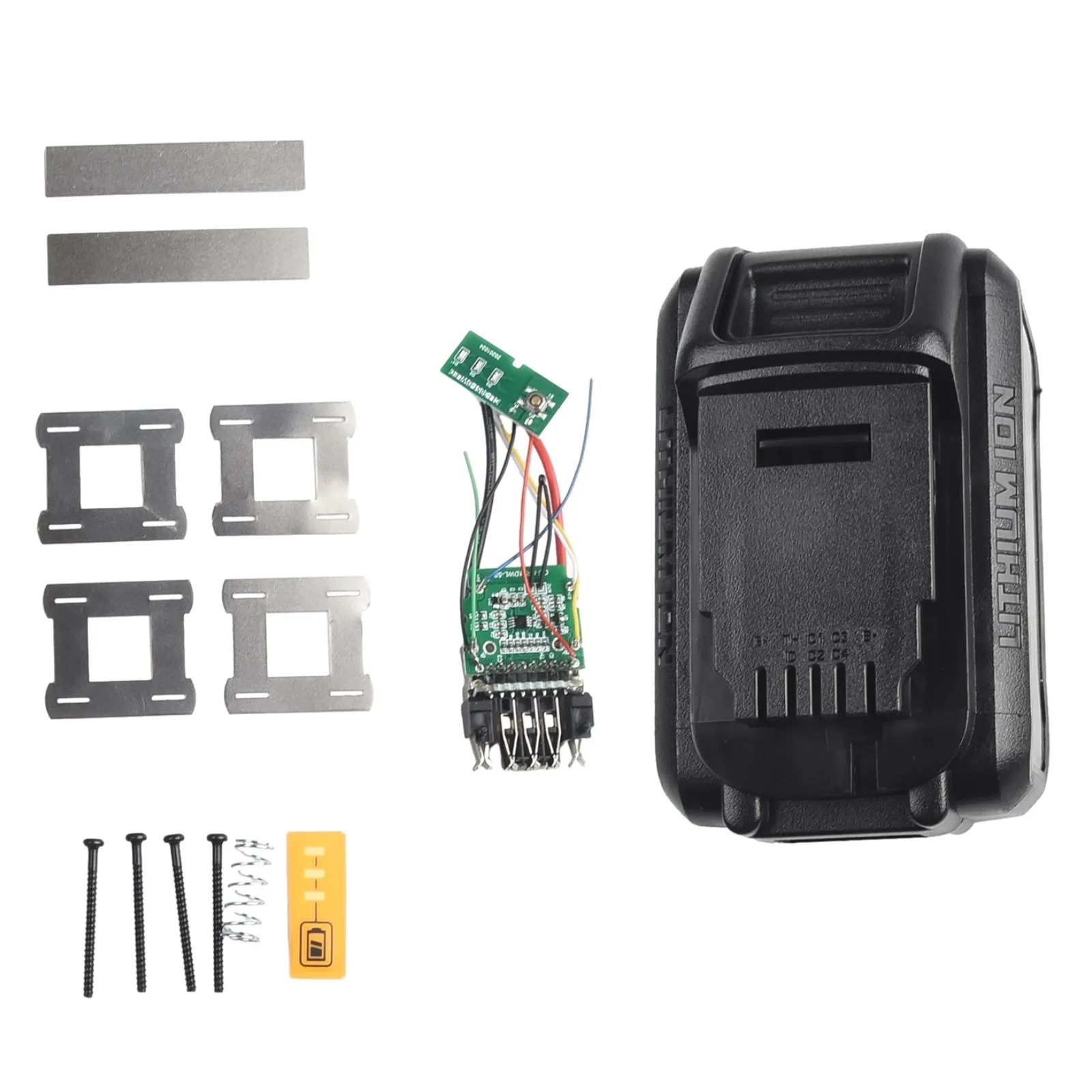

1pcsc DCB200 10x21700 Li-Ion Battery Plastic Case PCB Charging Protection Circuit Board Box Shell For De-walt 18V 20V