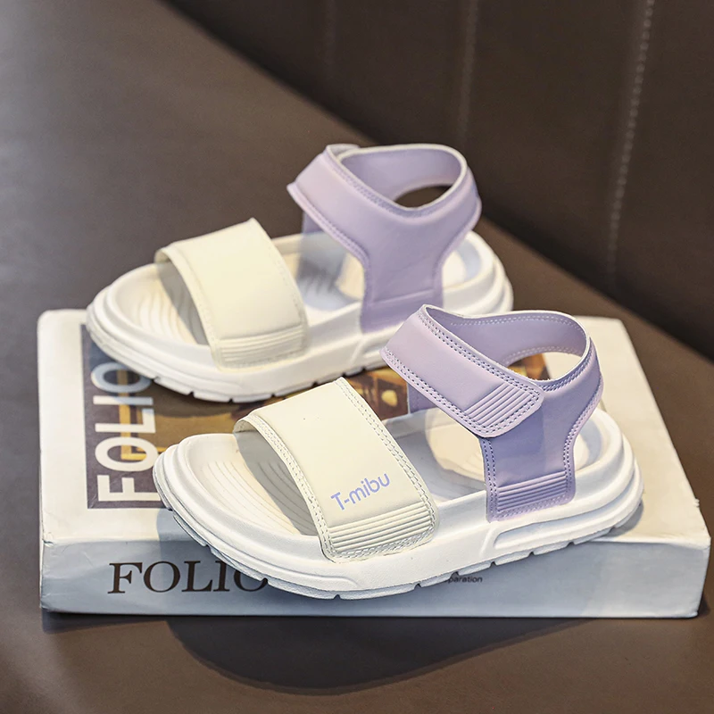 

Girls Toddler Sandals Summer Outdoor Child Athletic Water Shoes Quick Drying Anti-Slip Pool Beach Sandals for Kids