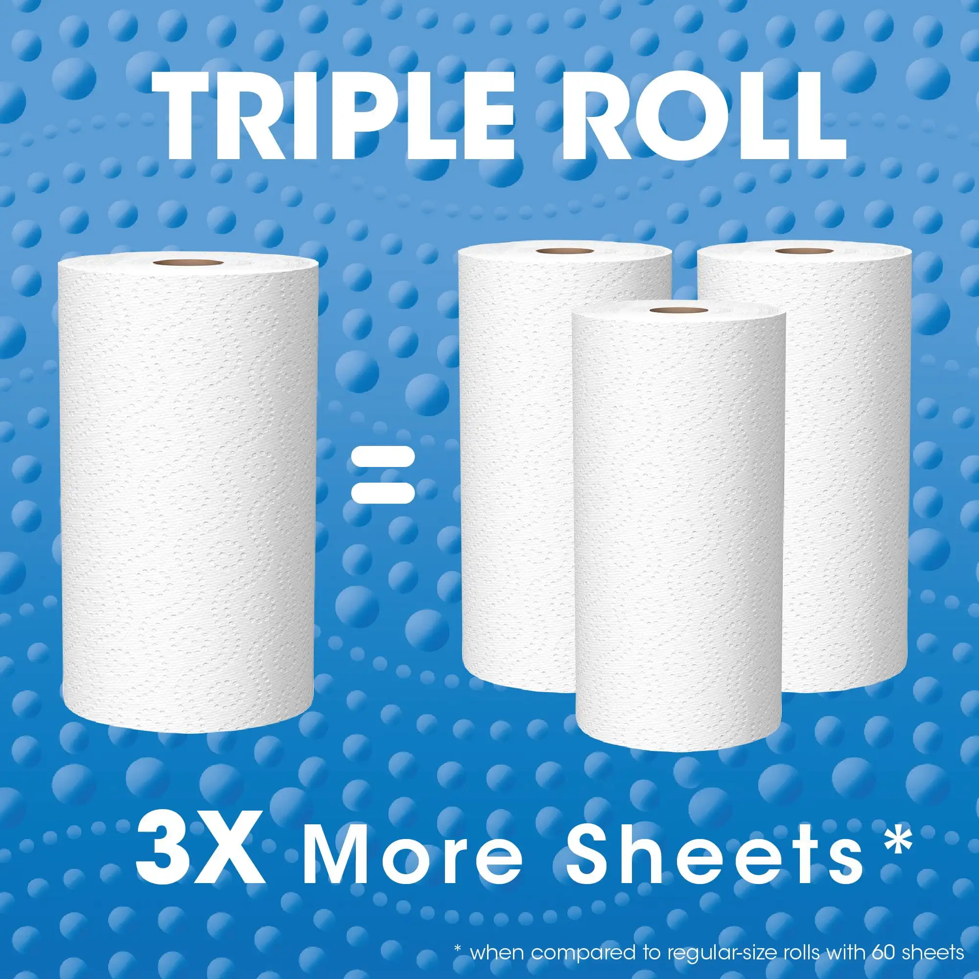 Everyday Strong Paper Towels Split Sheets 4 Triple Rolls Allow You To Clean Up Spills Grime Food Waste and More