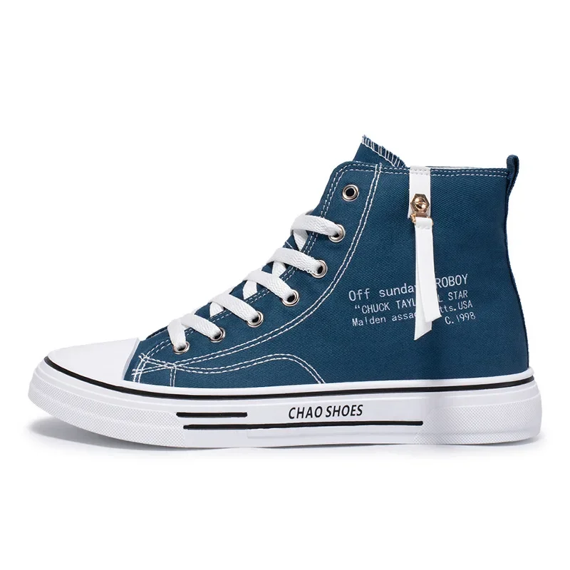 Men Sneakers Men Shoes Vulcanize Canvas Shoes High Top Sport Shoes Casual Breathable Platform Shoes Man Trainers Tenis Masculino - 5