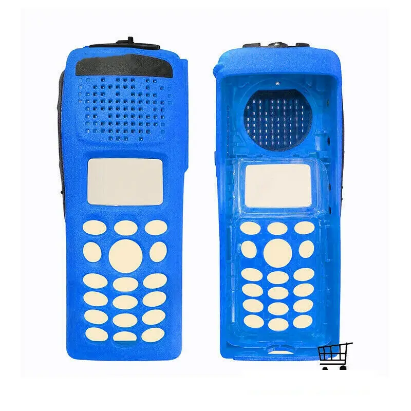 5PCS Full Keypad Replacement Housing Case Kit For XTS2500 Model3 M3 Two Way Radio Blue