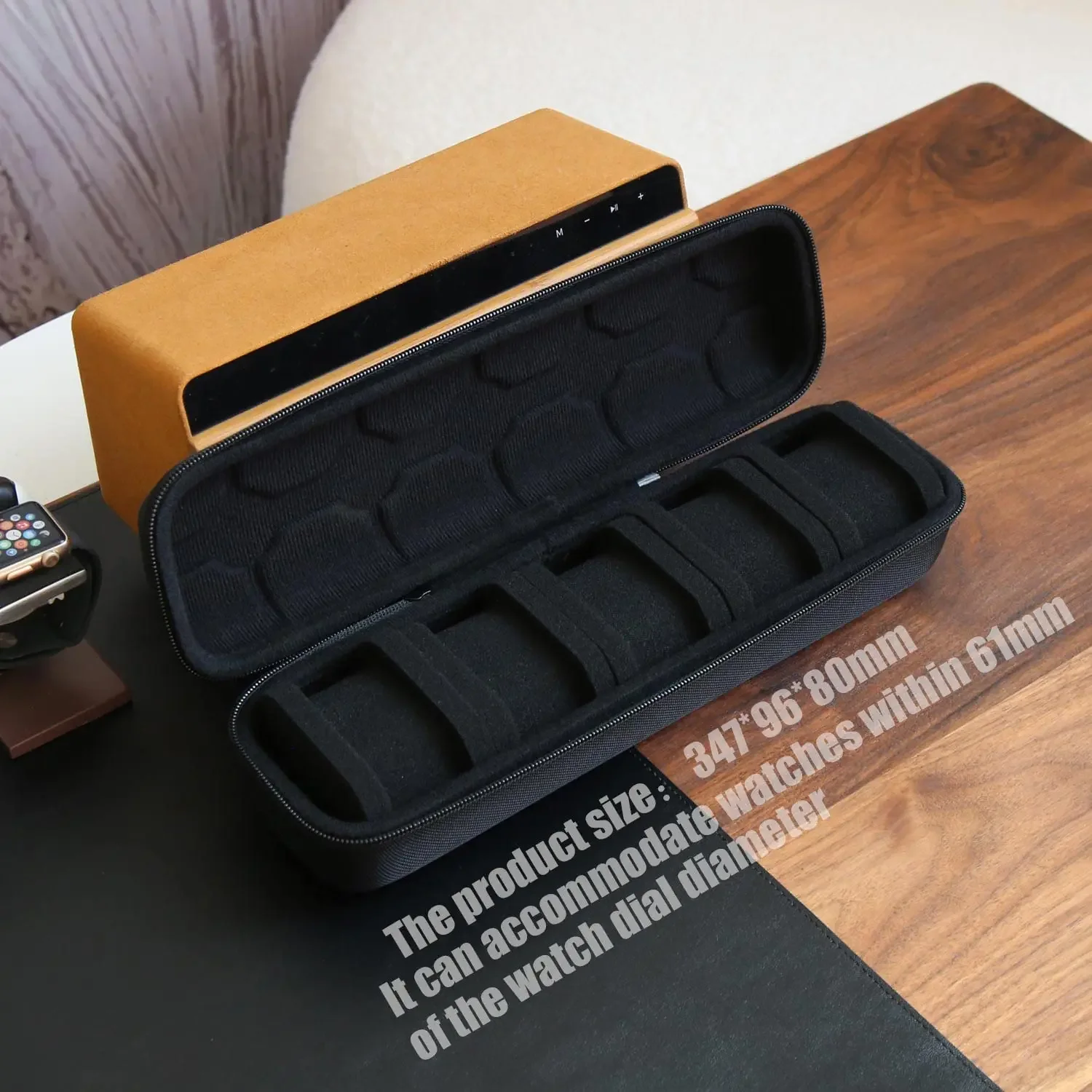 Watch Box Organizer For Men or Women Watch Travel Case Portable Storage Watch Display Holder For Wristwatches and Smart Watches watch storage box watch storage pouch watch storage bag watch display stand