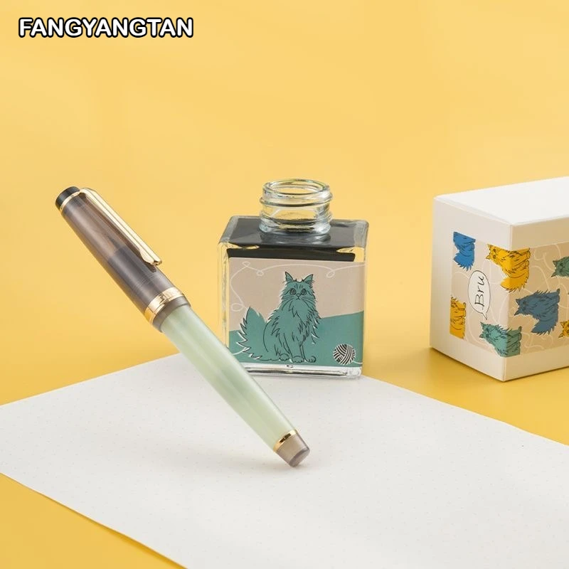 FANGYANGTAN 20 색상 50ml 쉰 만년필 잉크 포레스트 캣 그라디언트 컬러 유리 딥펜 문구 학교 용품
