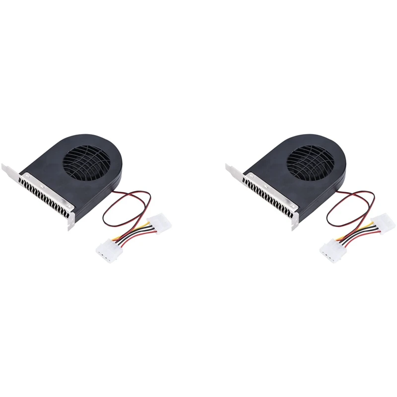 

2X Mini System PCI Slot Blower CPU Case DC Cooling Fan New Cooling Fans PCI For Computer