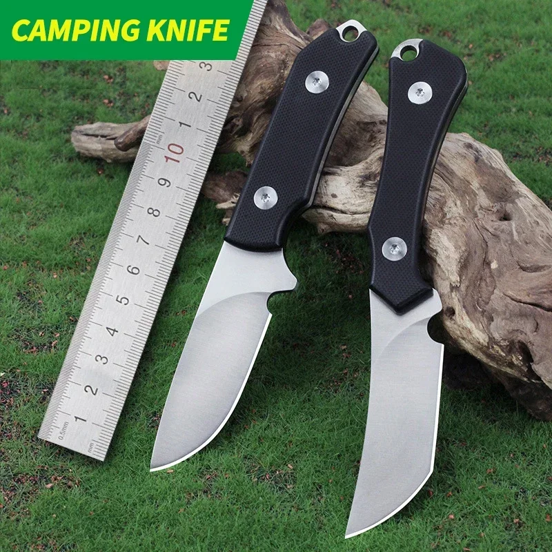 

Full Tang Fixed Blade Knife 8CR13MOV Steel for Outdoor Hiking Hunting Survival Bushcraft Tool with K-sheath Perfect Camping Gift
