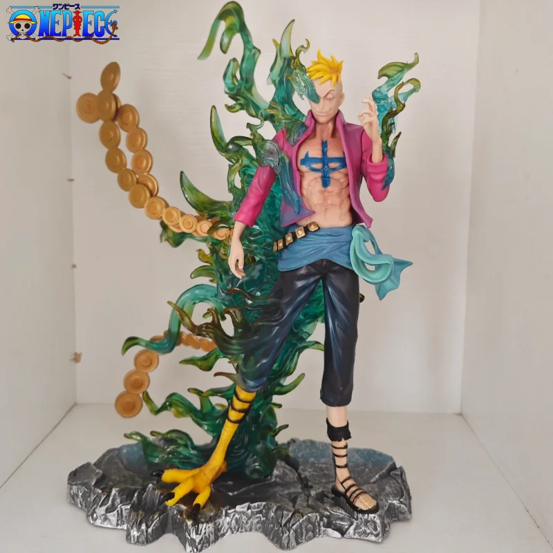

One Piece Anime Figure 32cm Marcothe Phoenix Figurine Pvc Gk Statue Doll Room Ornaments Collection Model Doll Toys Gift
