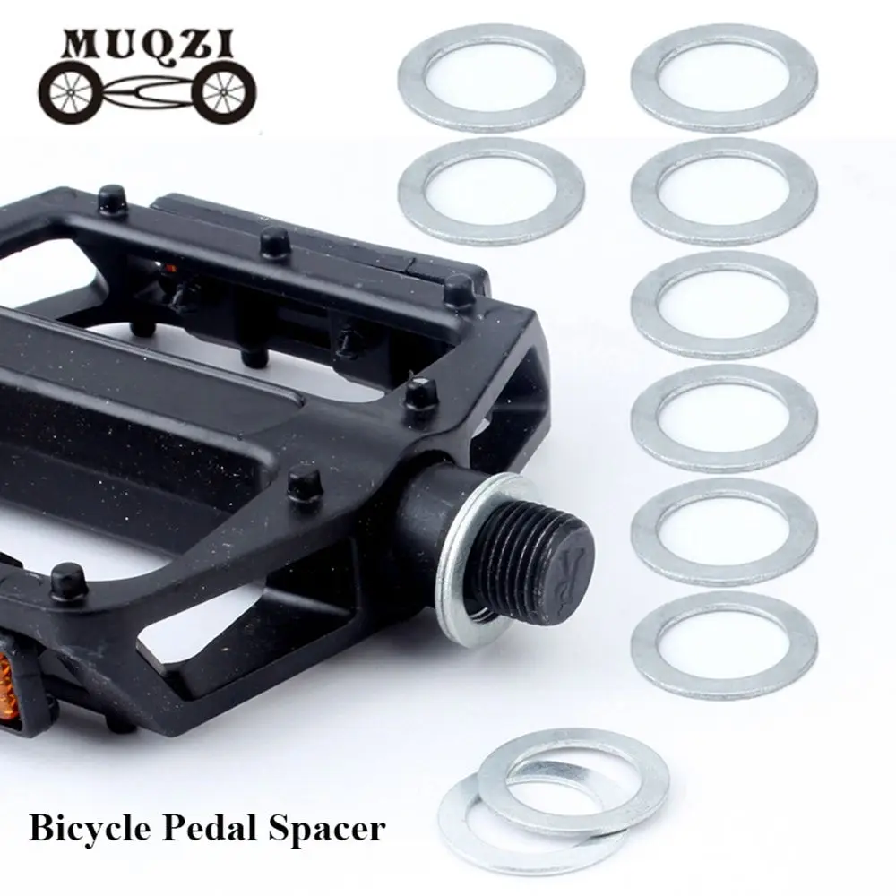 MUQZI4812pcsBicyclePedalSpacerCrankCyclingMTBBikeStainless