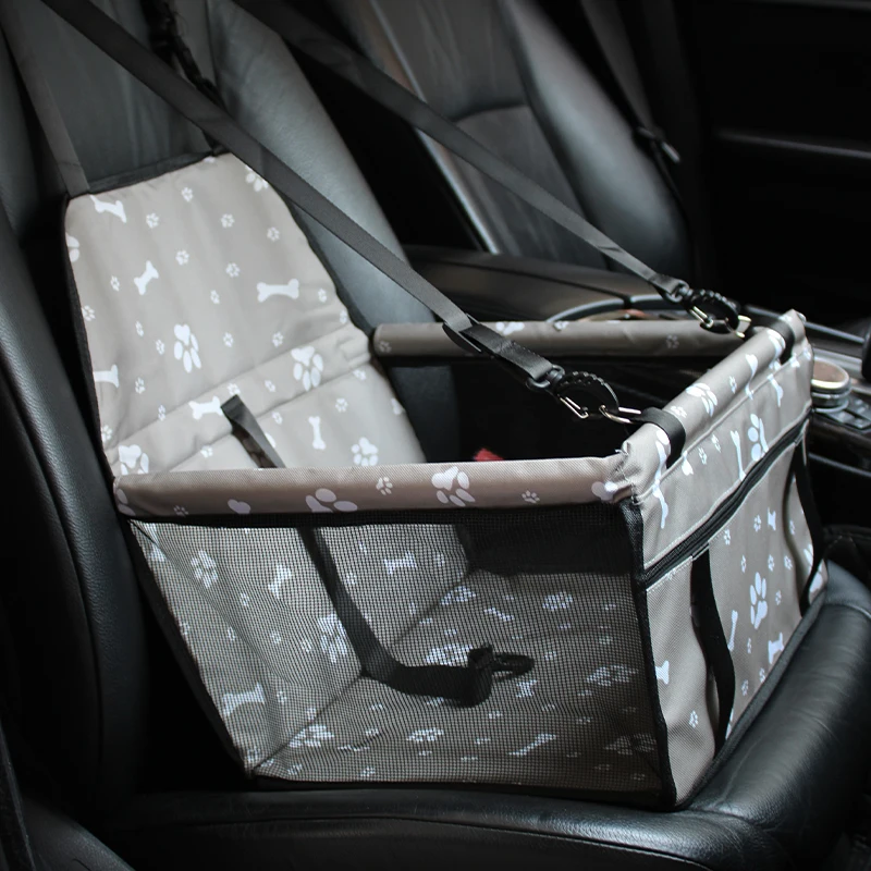 Pet car bag, cat car mat, mesh hanging bag, travel dog safety seat