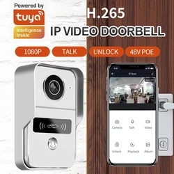 1080P Tuya Smart Video Doorbell Wireless Video Intercom Door Bell with Camera 1080p Wifi Wireless Smart Doorbell Camera