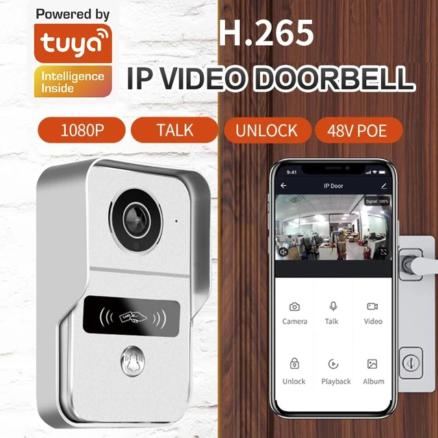 Sonnette Vidéo Intelligente Tuya 1080p, Interphone Vidéo Sans Fil Avec  Caméra 1080p, Wi-fi - AliExpress