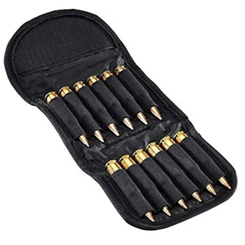 

Tactical 12 Round Foldable Ammo Pouch Ammo Carrier Bag Molle EDC Shotgun Bullet Shell Holder Rifle Cartridge Hunting Accessories