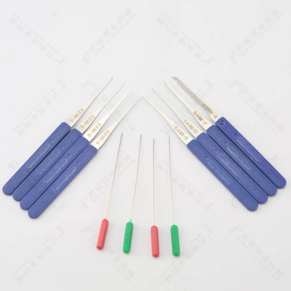 

KLOM 12Pcs Take-out Lock Broken Key Extractor Kit Removal Hook Key Tools