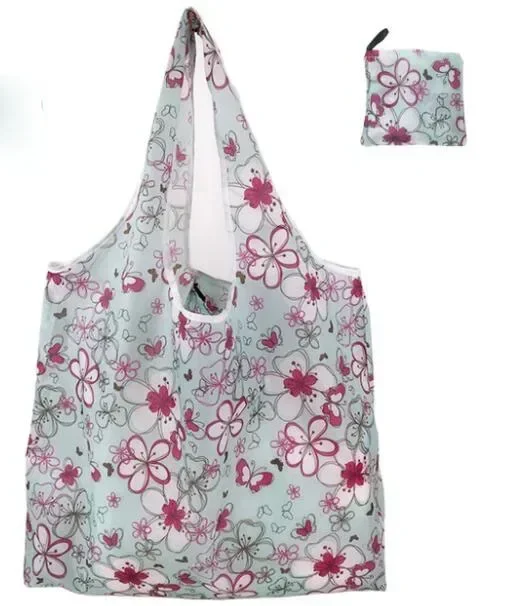 Eco-Friendly Foldable Shopping Tote with Large-Capacity
