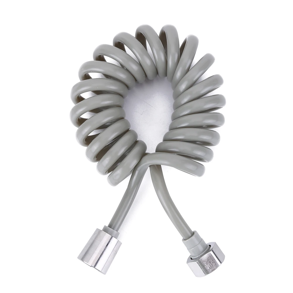 2/3/4 Meters Spring Shower Hose Flexible Connect Pipe Plastic Soft Hose Tube Anti-wrap for Bathroom Water Toilet Bidet Sprayer