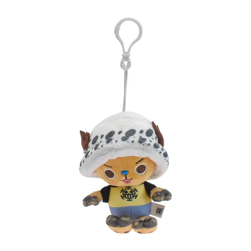 Original One Piece Schlüsselanhänger Rucksack Plüsch Stofftiere Chopper Sabo Ace Law Ruffy Cartoon Anime Figur Puppen Charme Fans Geschenke – Detail 10