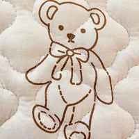 Bonenjoy Bed Skirt Cartoon Style Bed Cover Ruffled Bedsheet falda de cama Quilted Mattress Covers Lace Bedspread (No Pillowcase) 5