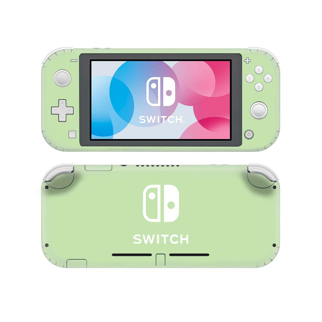 Pegatina de piel de NS Switch para Nintendo Switch Lite, pegatina de vinilo de Color rosa púrpura puro