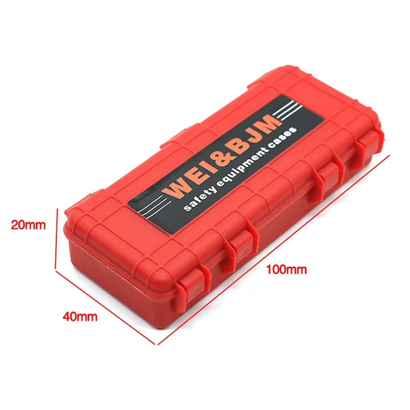 9Pcs Plastic RC Car Storage Box Tool For Traxxas Trx4 Axial Scx10 90046 D90 1/10 RC Crawler Accessories Orange
