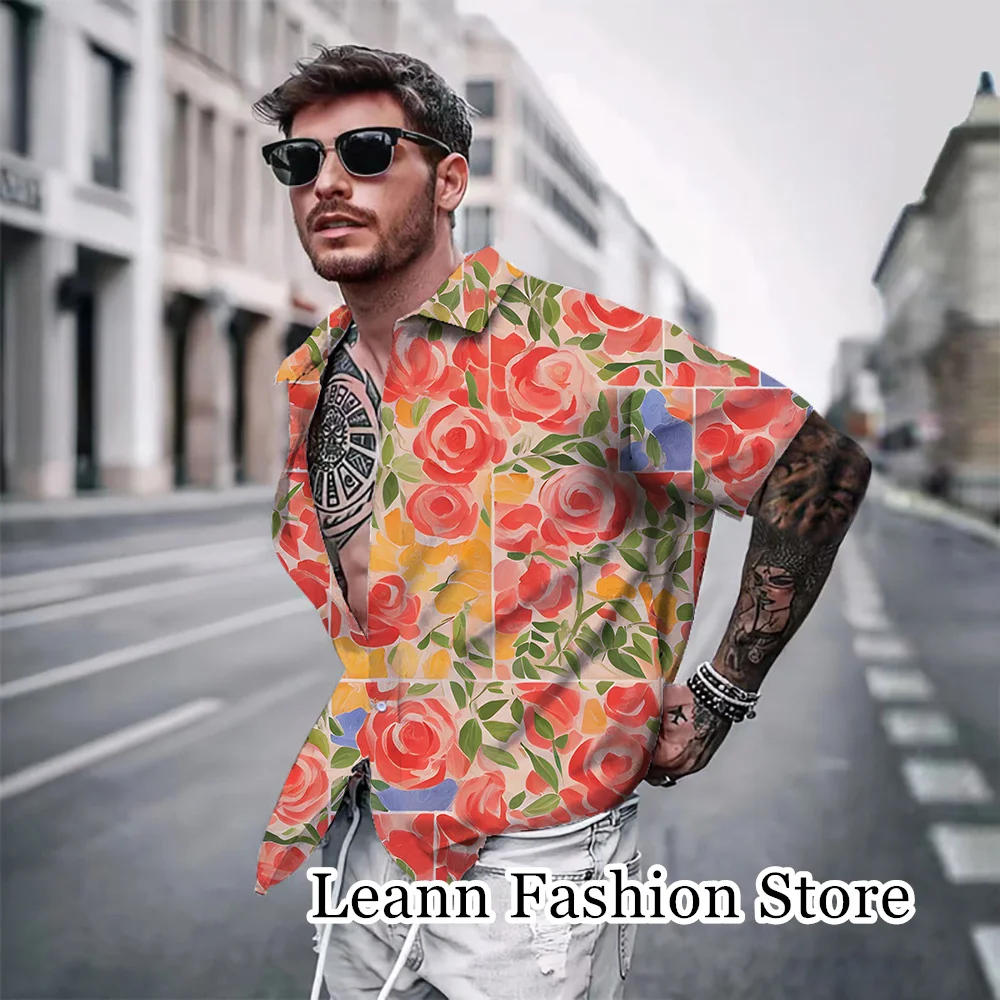 Рисунок 2 - Мужская Летняя гавайская рубашка для отпуска