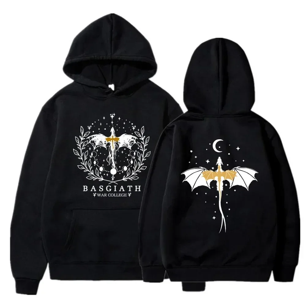 Basgiath War College Cotton Hoodies Fourth Wing Women Men Clothing Printed Graphic Spring Autumn Sweatshirt Streetwear Tops 3