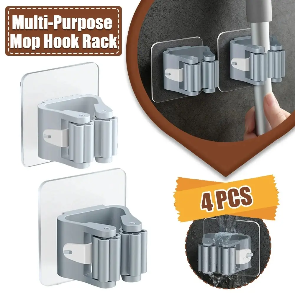 Mop Hook Strong Magic Wall Hanging