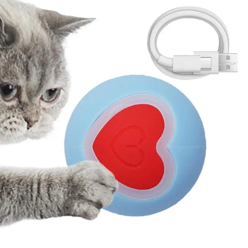 

Self Rolling Ball Cat Toy Smart Interactive Cat Toys Ball With 2 Modes Automatic Moving Ball With Lights For Kitten Hunting