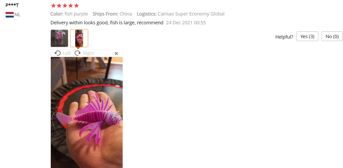 Title 10, Artificial Luminous Lionfish Fish Silicone Fake...