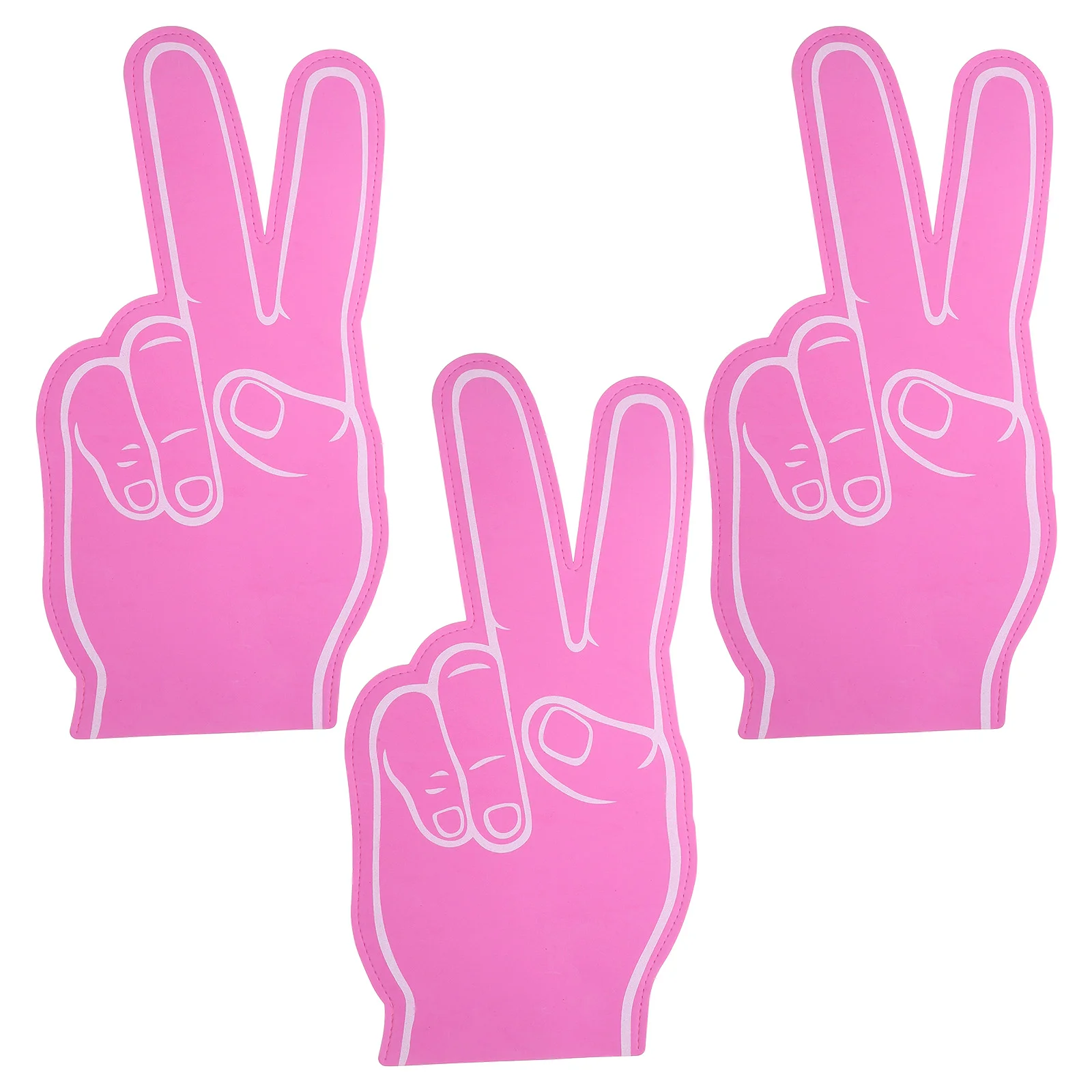 

3 Pcs Cheerleading Hand Gesture Foams Finger for Sporting Events Party Noisemaker Number 1 Foam Hand Decision Prop