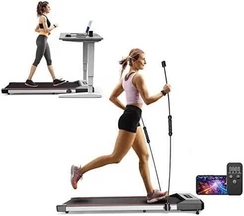 

Pad Treadmill Under Desk with Incline for Home, Portable Mini Desk Treadmill 300lb Capacity 2.5HP, Cardio Training Multi Control