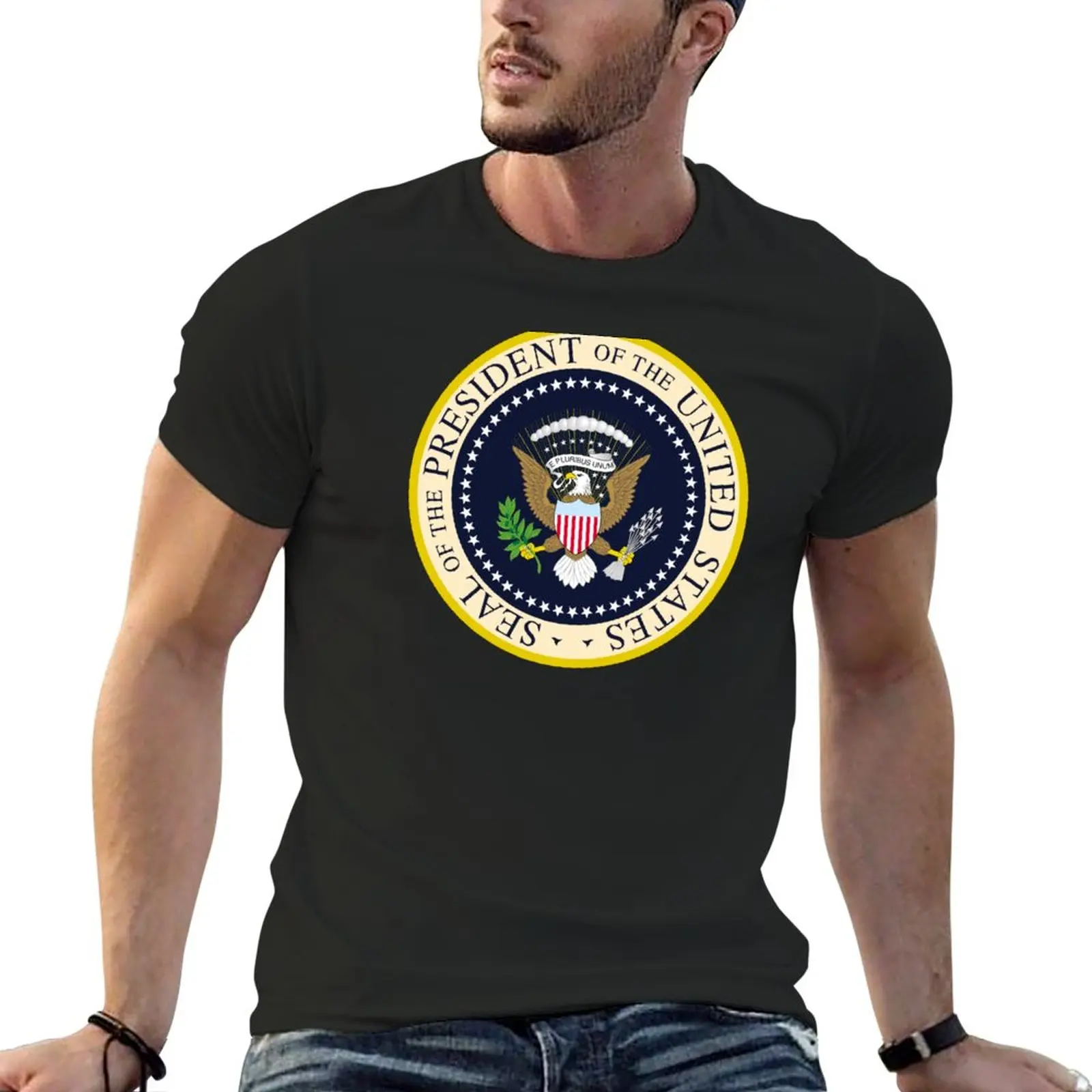

SEAL OF THE PRESIDENT OF THE UNITED STATES US USA T-Shirt heavyweight t shirts mens cotton t shirts