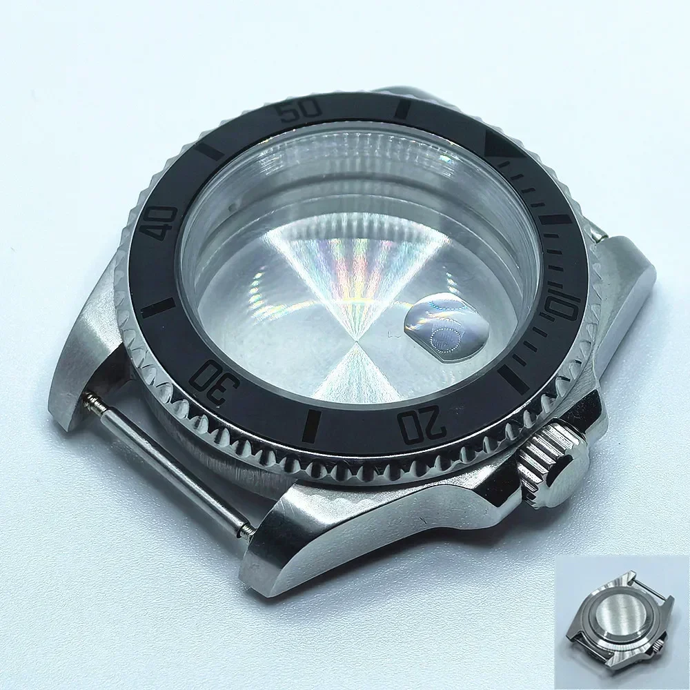 40mm Transparent Glass Watch Case