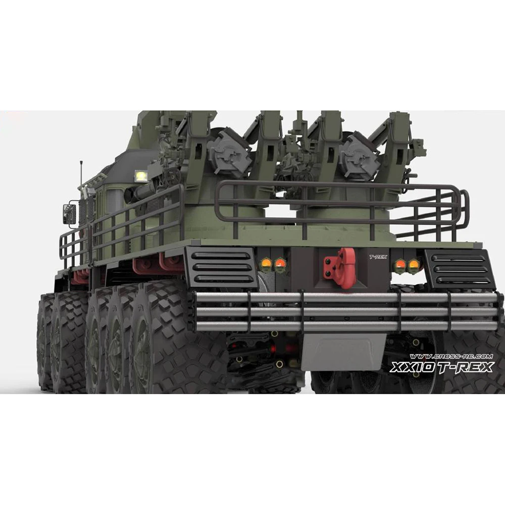 10X10 CROSSRC Military Truck Kits XX10 T-REX 1/12 RC Armored Vehicle Horn Sound Light Unassembled Unpainted Model Toy TH22768 3