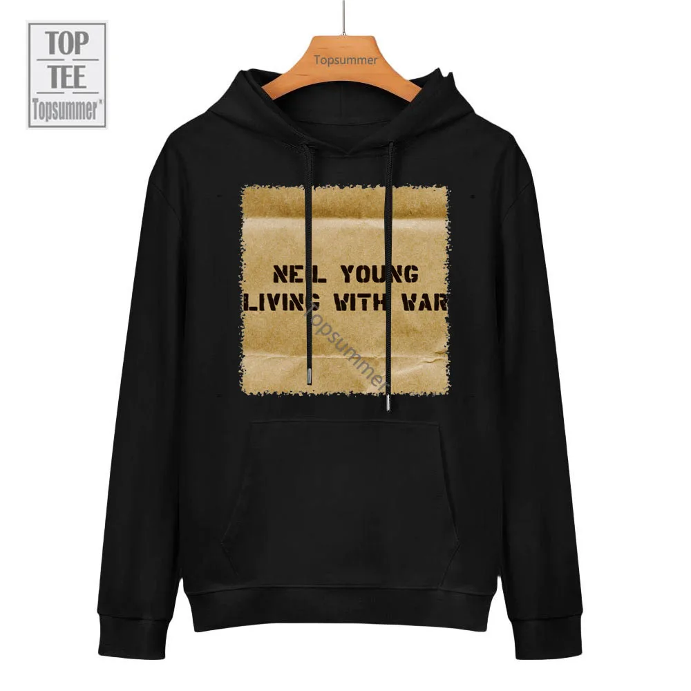 

Living With War Album Sweatshirt Neil Young Tour Hoodies Women Summer Cool Sweatshirts Big Size Top