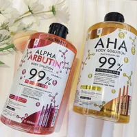 500ml AHA Body and Face Serum Water Moisturizing and Smoothing Facial Skin Arbutin Body Essence Water 5
