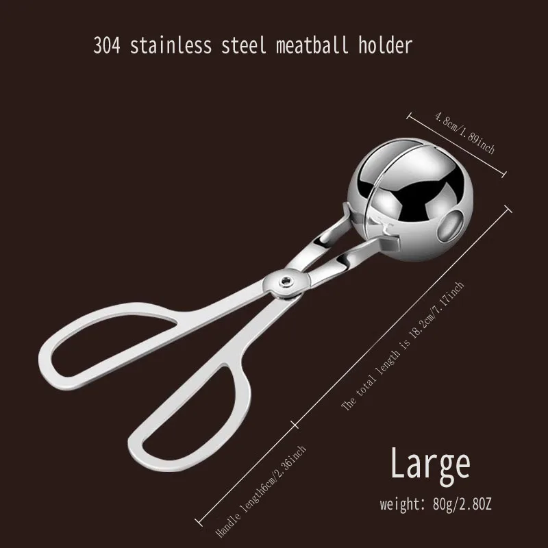 304 stainless steel meatball maker Meatball artifact Meatball tool Fish balls Shrimp slippery beef meatball clip