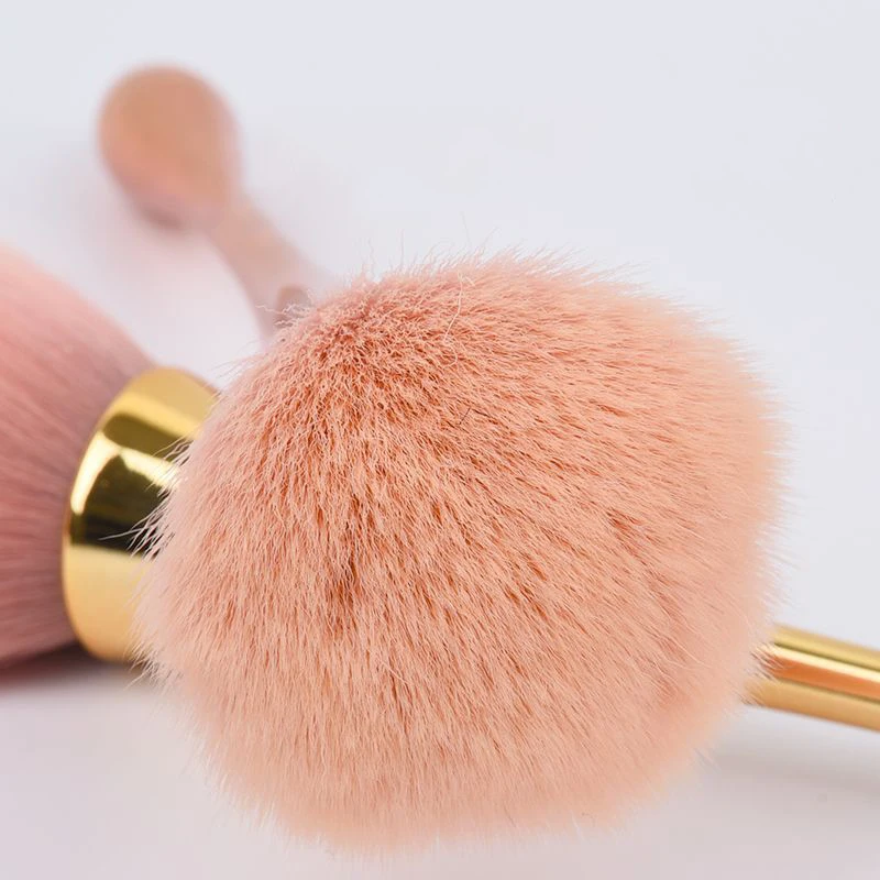 Rose Gold Powder Blush Brush Professional Make Up Brush Large