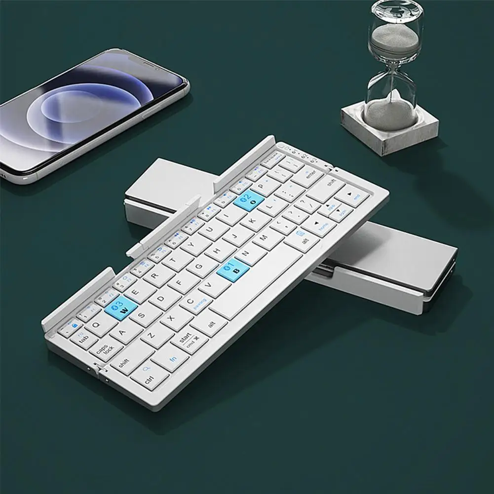 Portable Bluetooth Folding Keyboard for IOS/Android/Windows Tablet Mobile Phone Portable Keyboard Computer Accessories B1P6